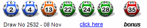 Draw: 2532 - 2,4,13,22,24,28, bonus 35