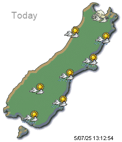 South Island Weather Summary